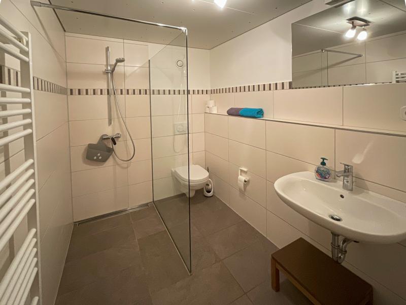 Bad im Zimmer 3 im Haurihäusle Bad im Zimmer 3 im Haurihäusle